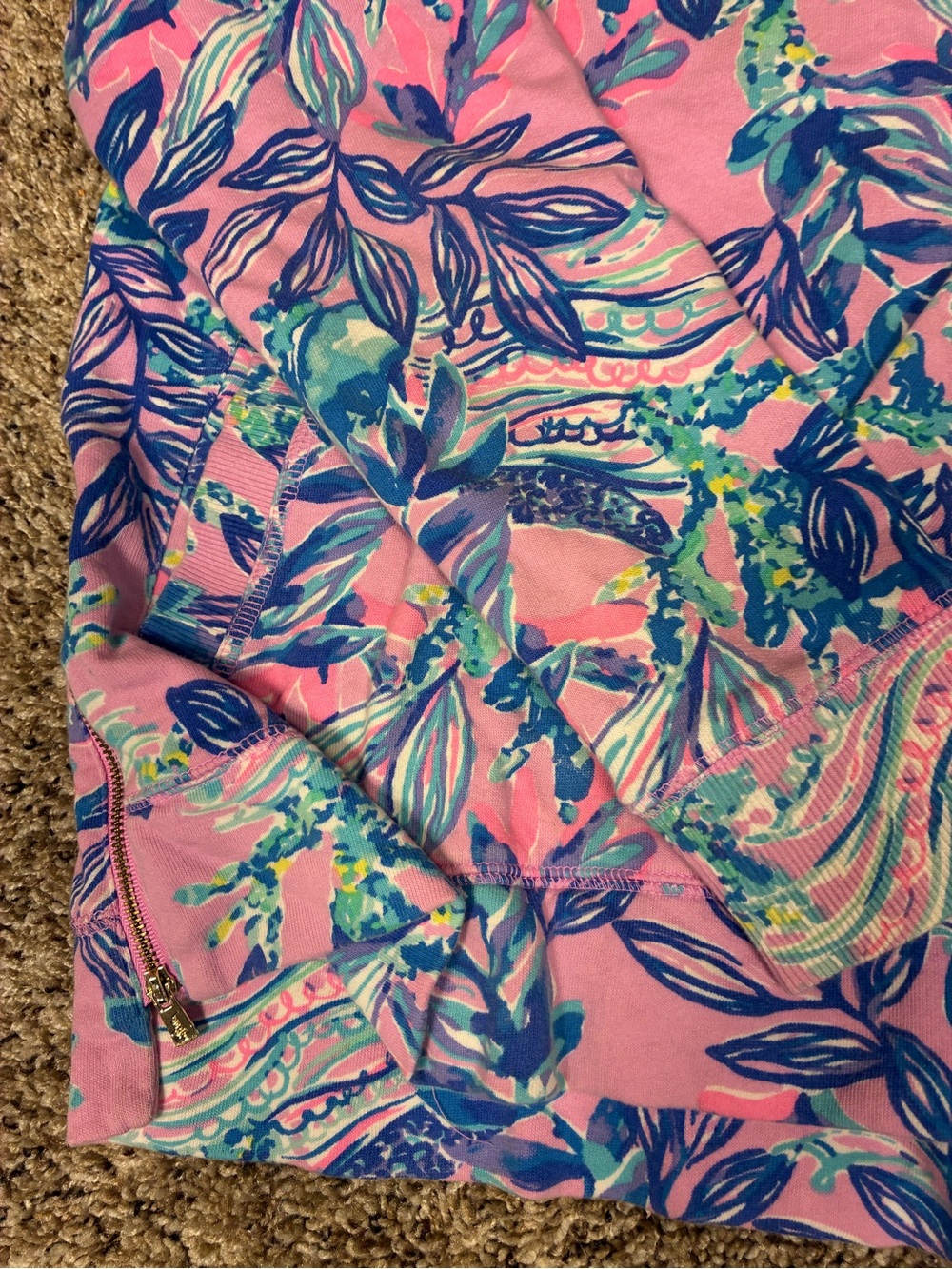Lily Pulitzer Luxletic Beach Comber Pullover Sweatshirt - Picture 6 of 12